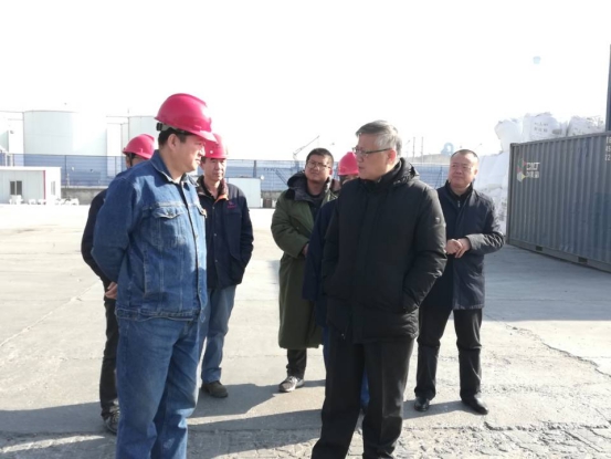 集團黨委書記、董事長王玉輝同志到工投公司考察調研